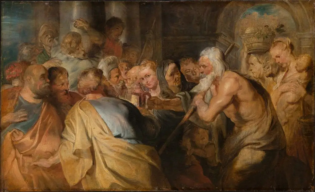 Diogène à la recherche d’un véritable homme - Peter Paul Rubens - Alpha Reproduction