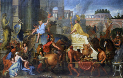 Entrée d'Alexandre dans Babylone - Charles Le Brun