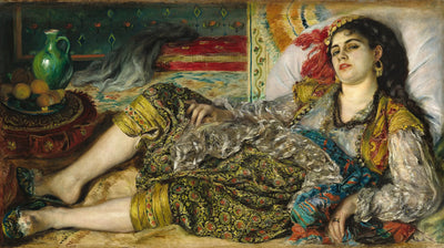 Reproduction du tableau « Femme d'Alger - Pierre-Auguste Renoir » par Alpha Reproduction en peinture à l’huile