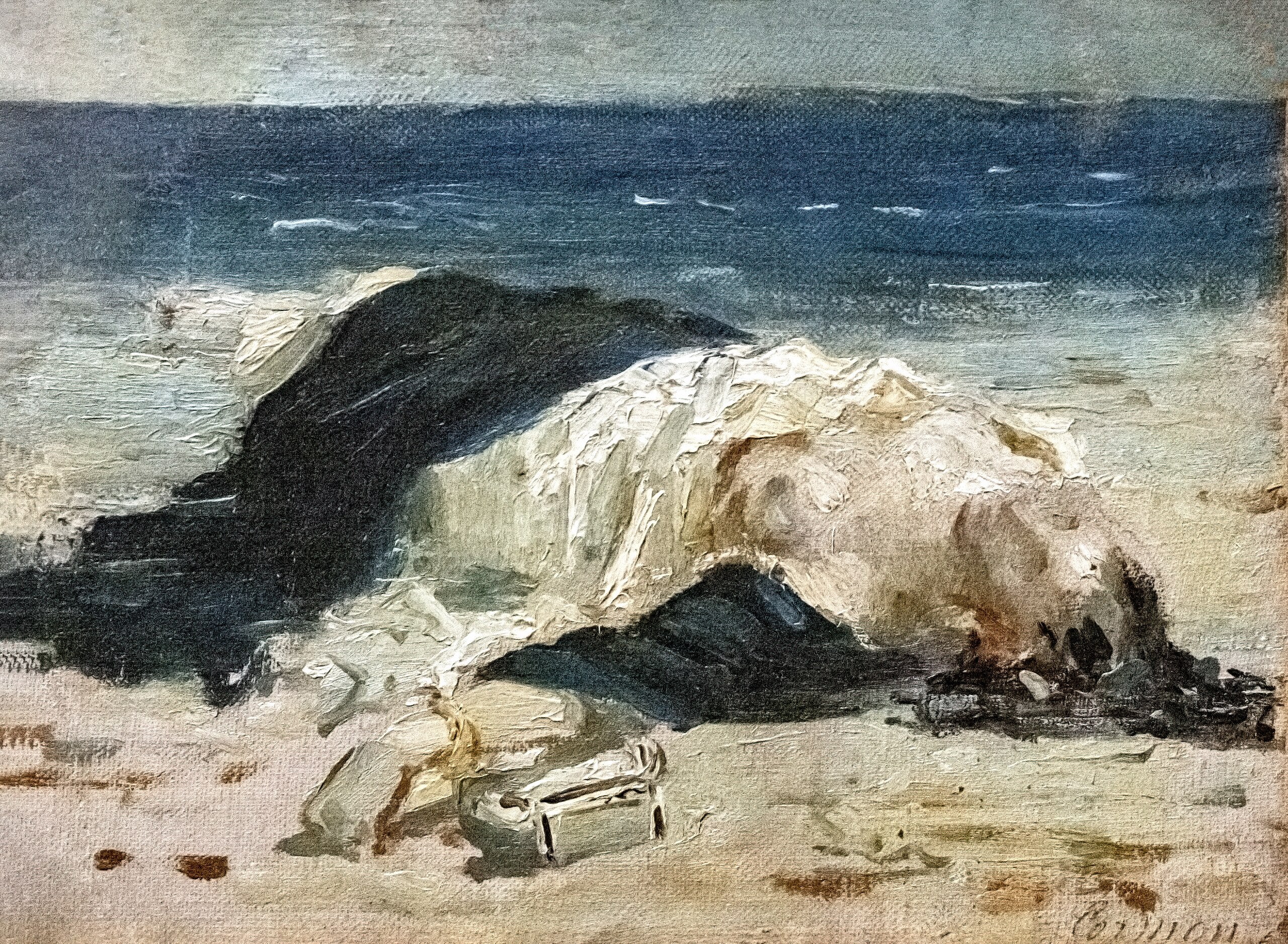 Femme sur une plage - Fernand Cormon