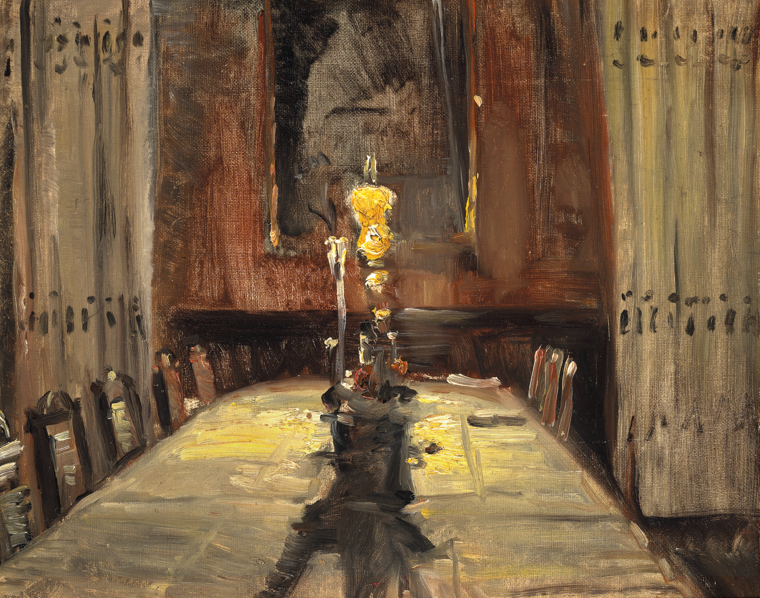 ภายในห้องรับประทานอาหารของโรงแรม Brøndum ที่สกาเกน - ไมเคิล ปีเตอร์ แอนเชอร์