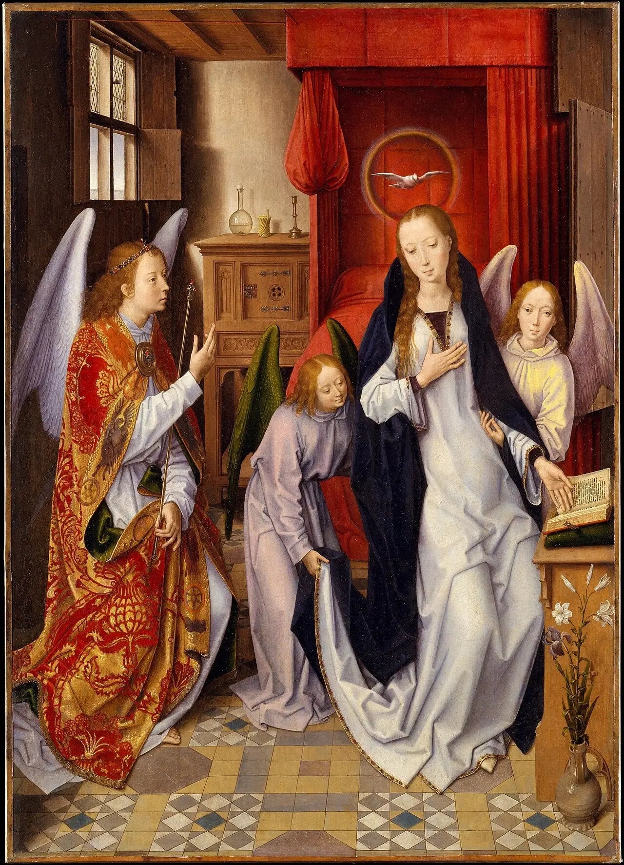 L’Annonciation - Hans Memling - Alpha Reproduction