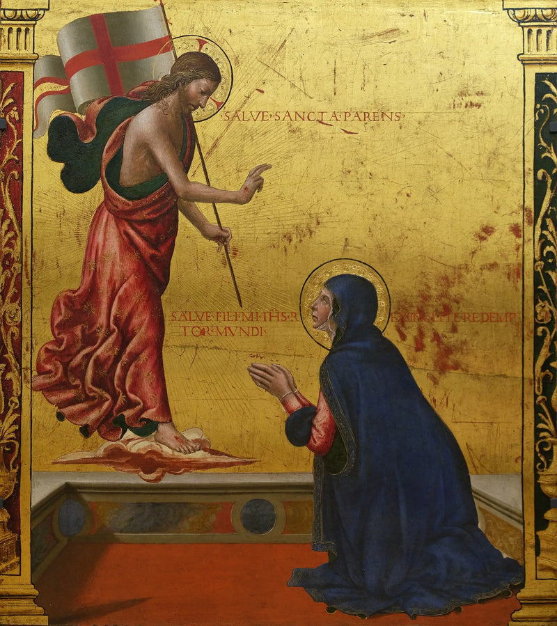 การปรากฏตัวของพระคริสต์ต่อพระแม่มารี - Domenico Ghirlandaio