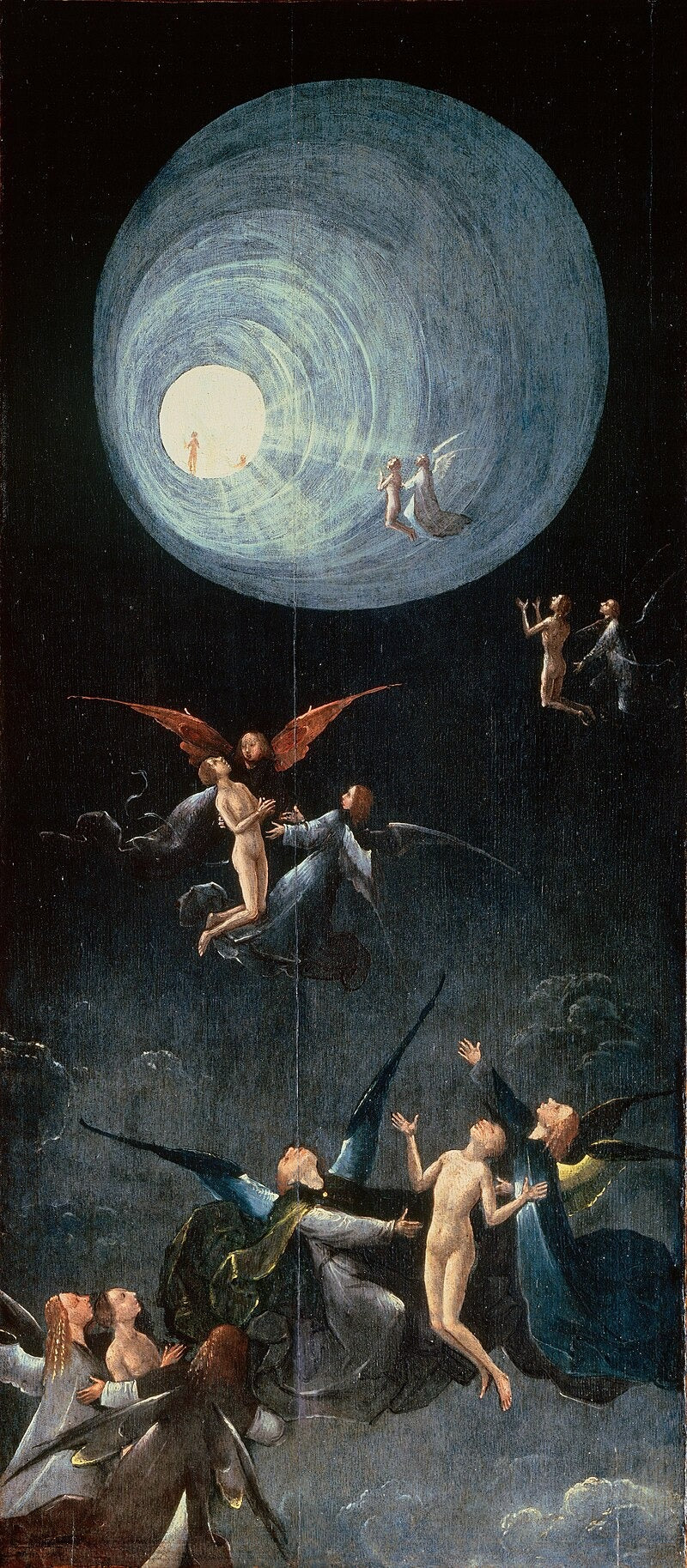 การขึ้นสู่สวรรค์ของผู้ได้รับเลือก - Hieronymus Bosch