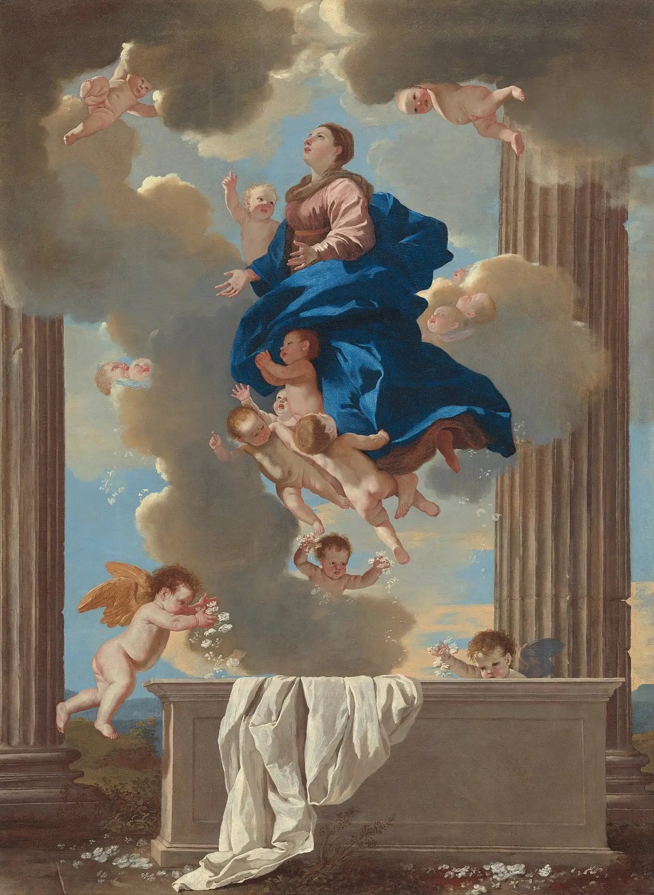 L’Assomption de la Vierge - Nicolas Poussin - Alpha Reproduction