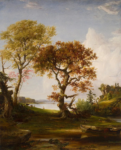 L’Hudson à Piermont - Jasper Francis Cropsey - Alpha Reproduction