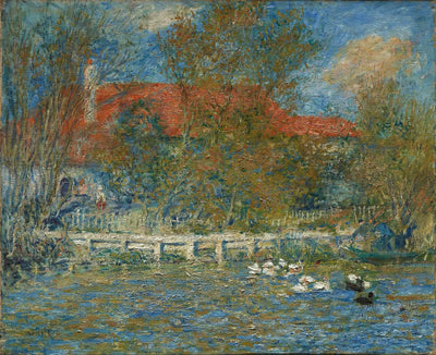 Reproduction du tableau « L'étang de canard - Pierre-Auguste Renoir » par Alpha Reproduction en peinture à l’huile