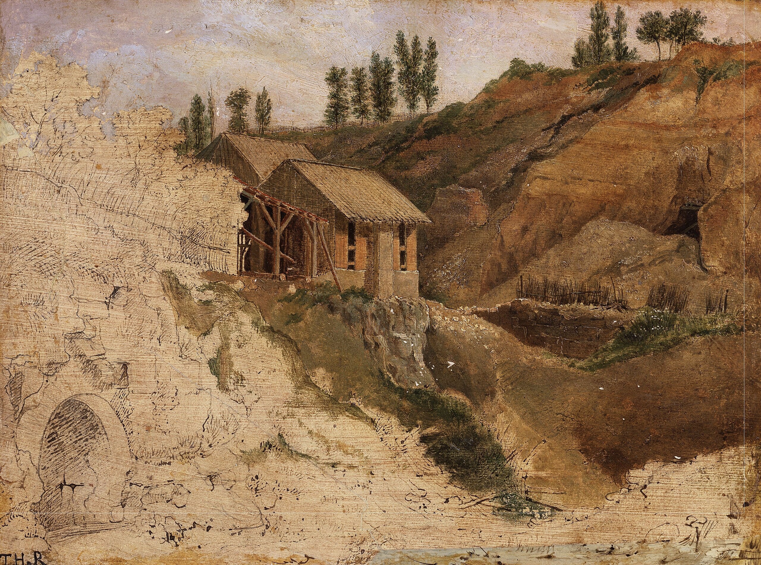 La Carrière - Théodore Rousseau