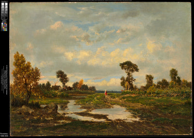 La Ferme (Chalet en bordure de marais) - Théodore Rousseau