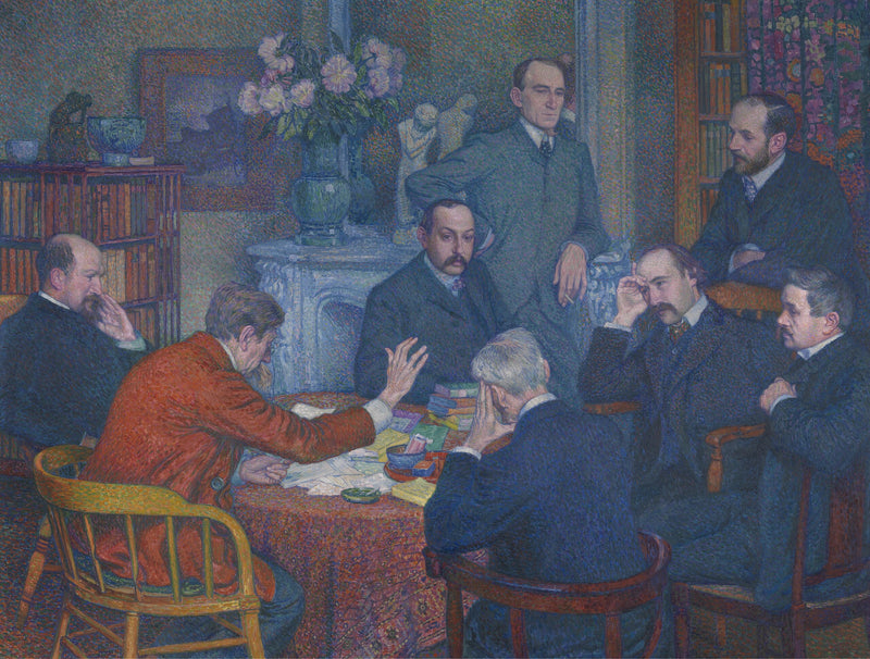 การอ่านของ Émile Verhaeren - Théodore van Rysselberghe