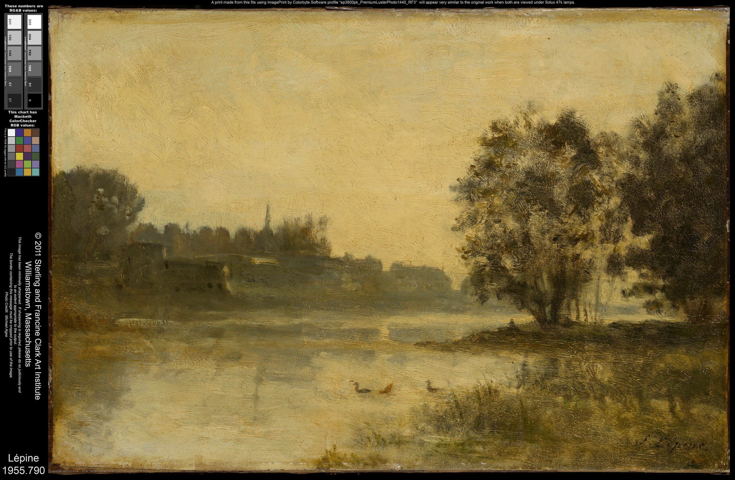 La Seine à Conflans-Sainte-Honorine - Stanislas Lépine - Alpha Reproduction