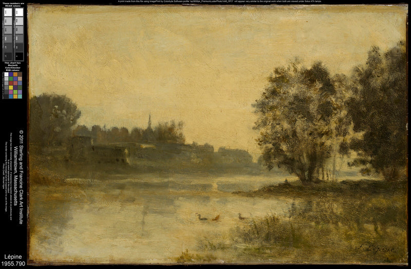 แม่น้ำแซนที่คอนฟลานส์-เซนต์ออริน - สแตนีลัส ลีแปง