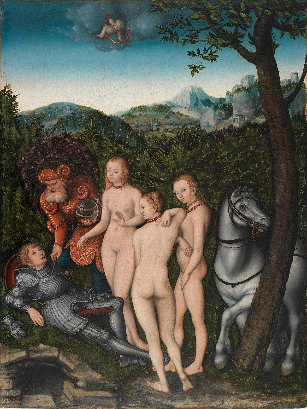 Le Jugement de Pâris - Lucas Cranach the Elder