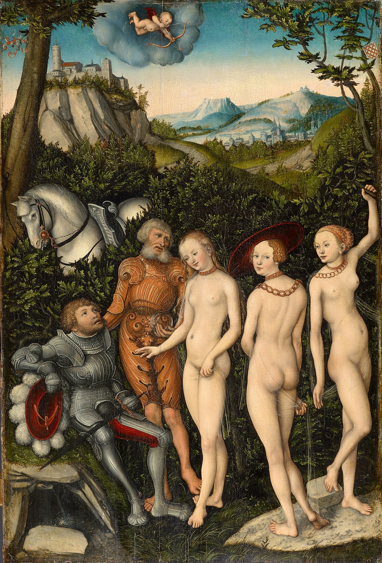 Le Jugement de Pâris - Lucas Cranach the Elder