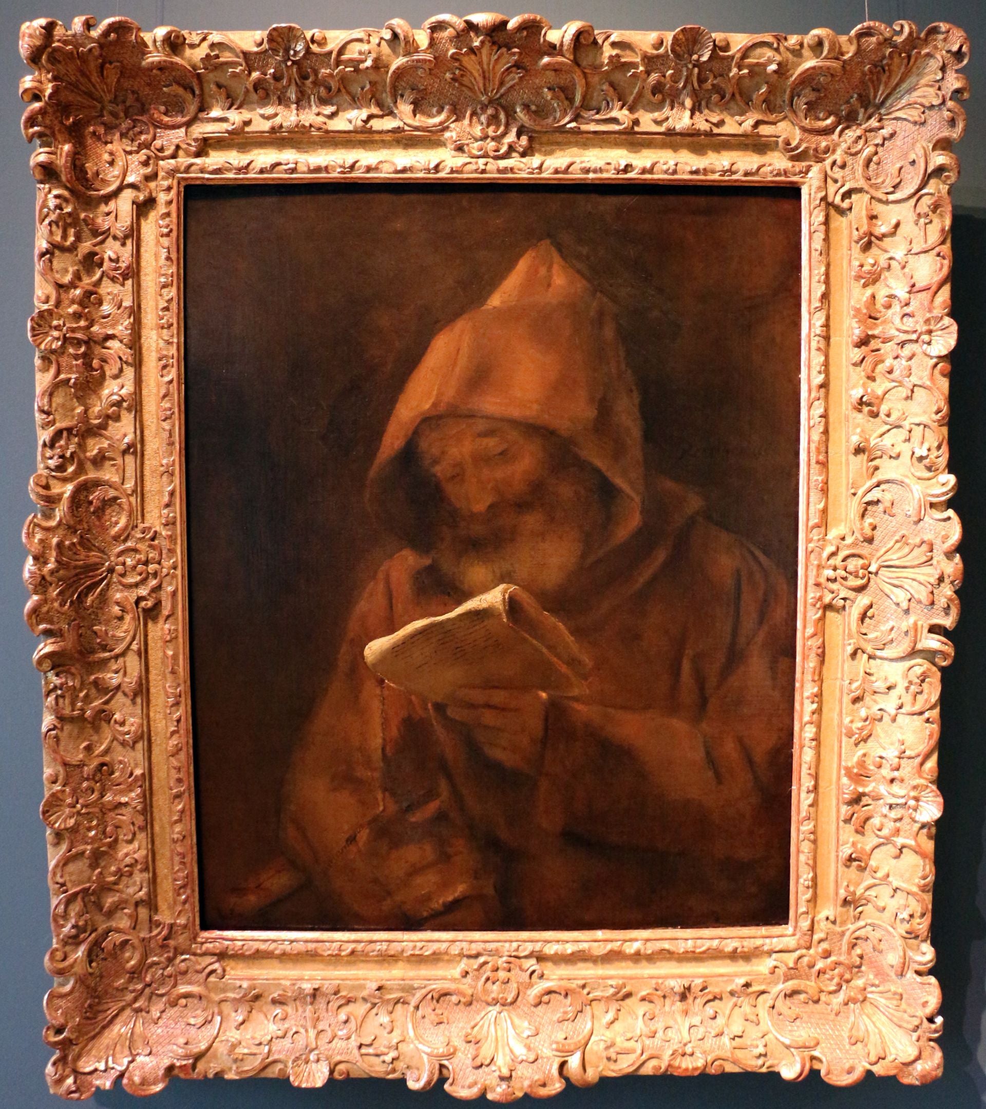 Lecture du moine - Rembrandt