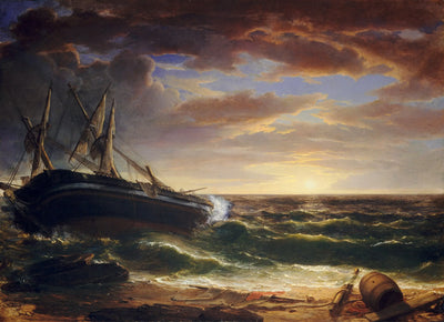 Le navire échoué - Asher Brown Durand - Alpha Reproduction