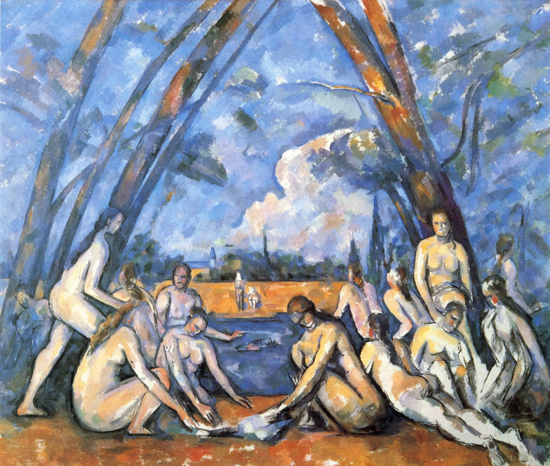 นักอาบน้ำใหญ่ - Paul Cézanne