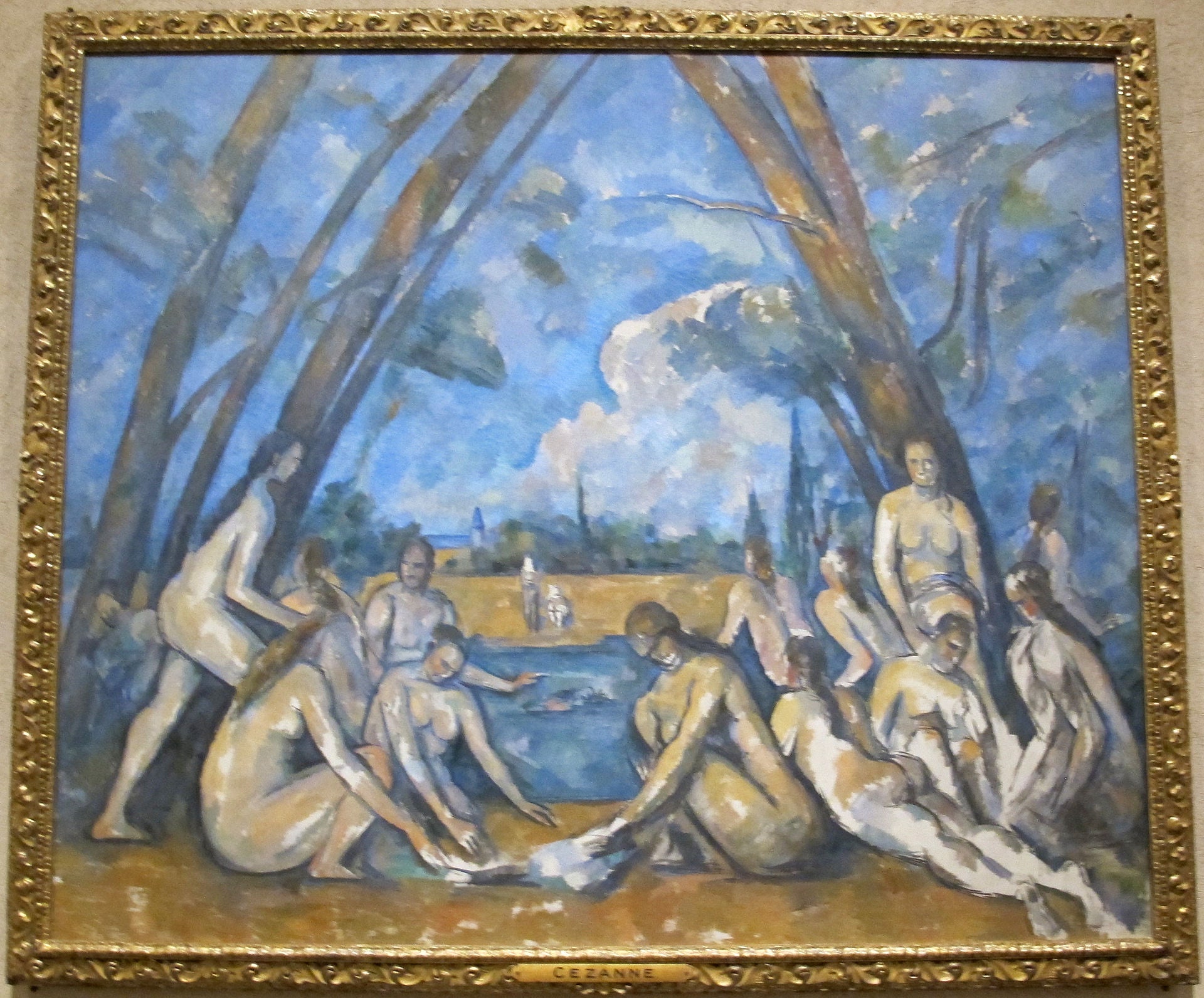 นักอาบน้ำใหญ่ - Paul Cézanne