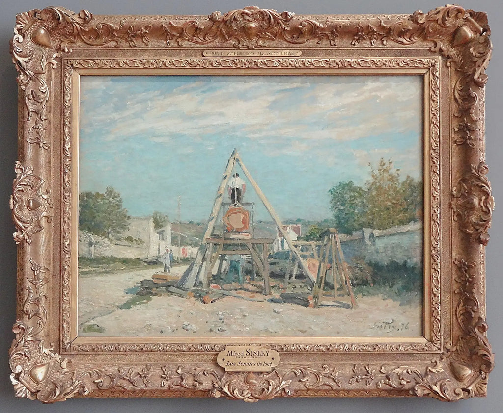 Les Scieurs de long - Alfred Sisley - Alpha Reproduction