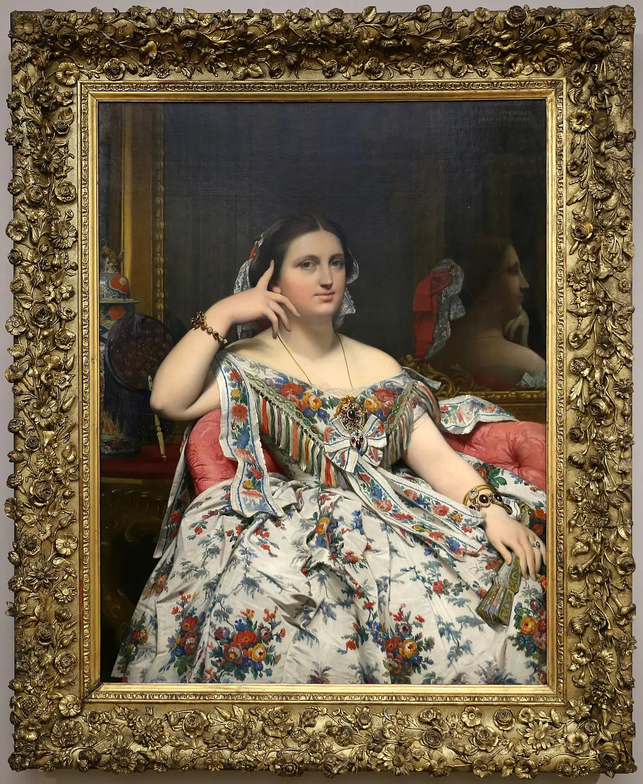 Madame Moitessier - Jean-Auguste-Dominique Ingres - Alpha Reproduction