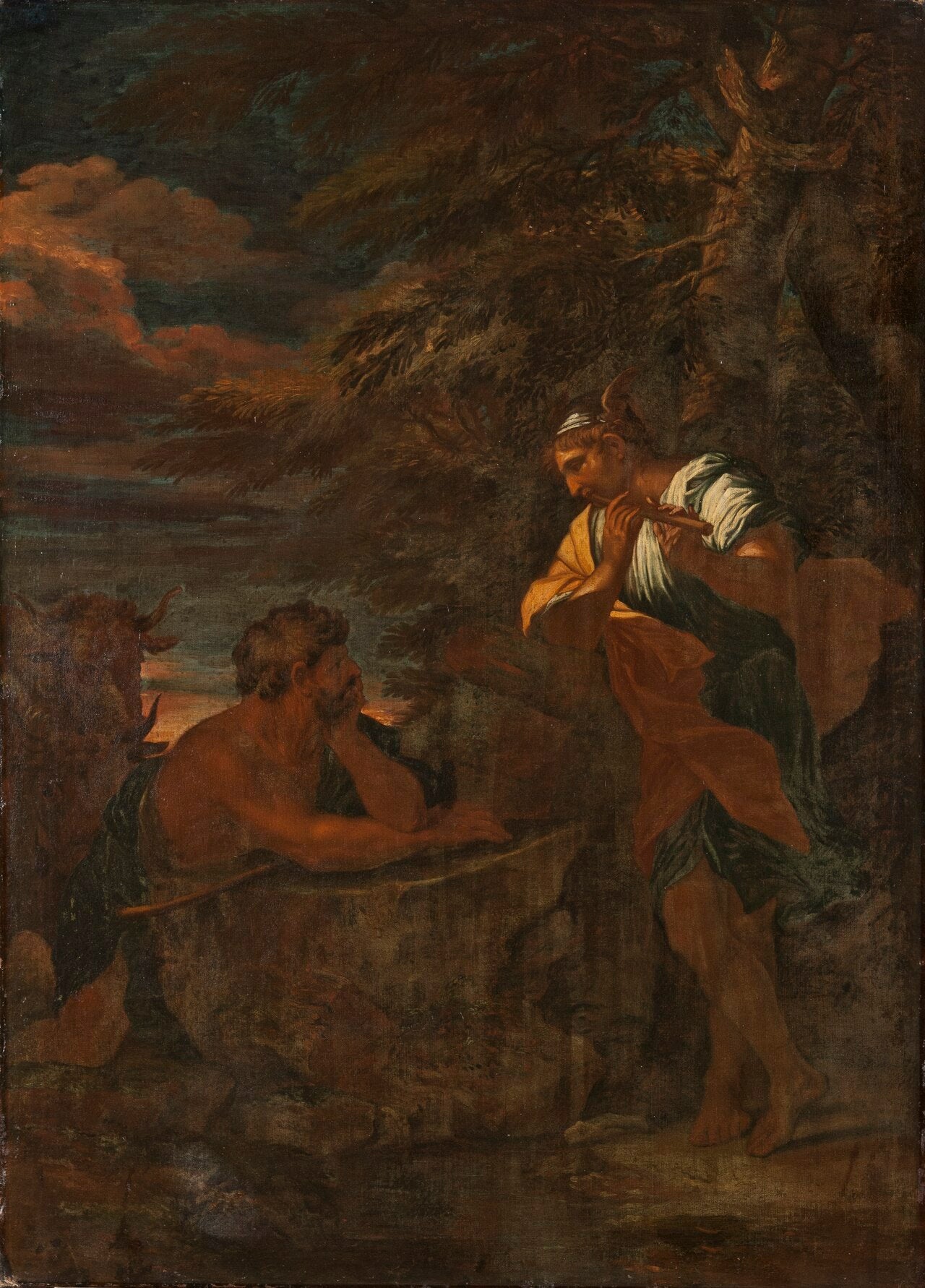 Mercure et Argus - Salvator Rosa