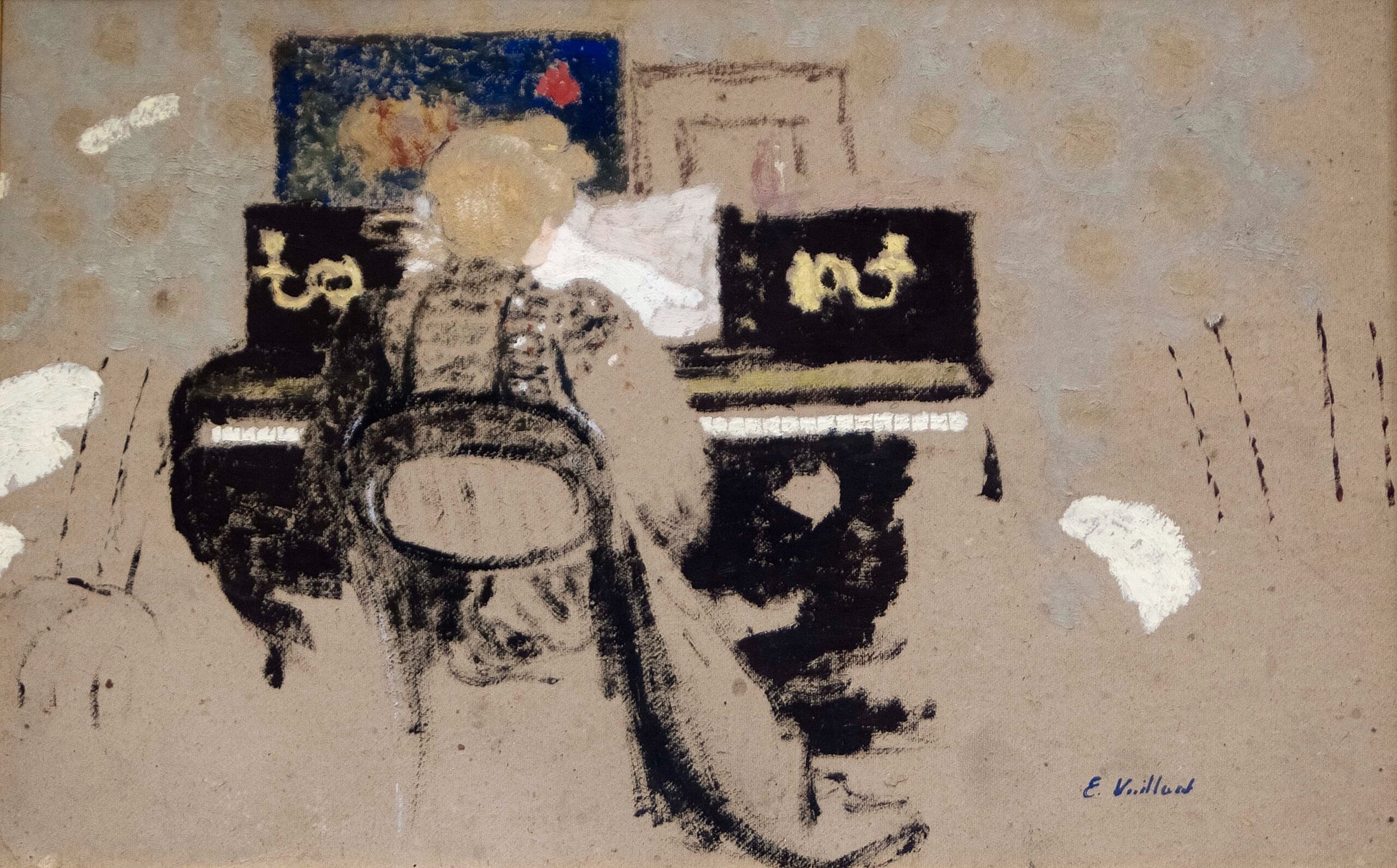 Misia au piano - Édouard Vuillard