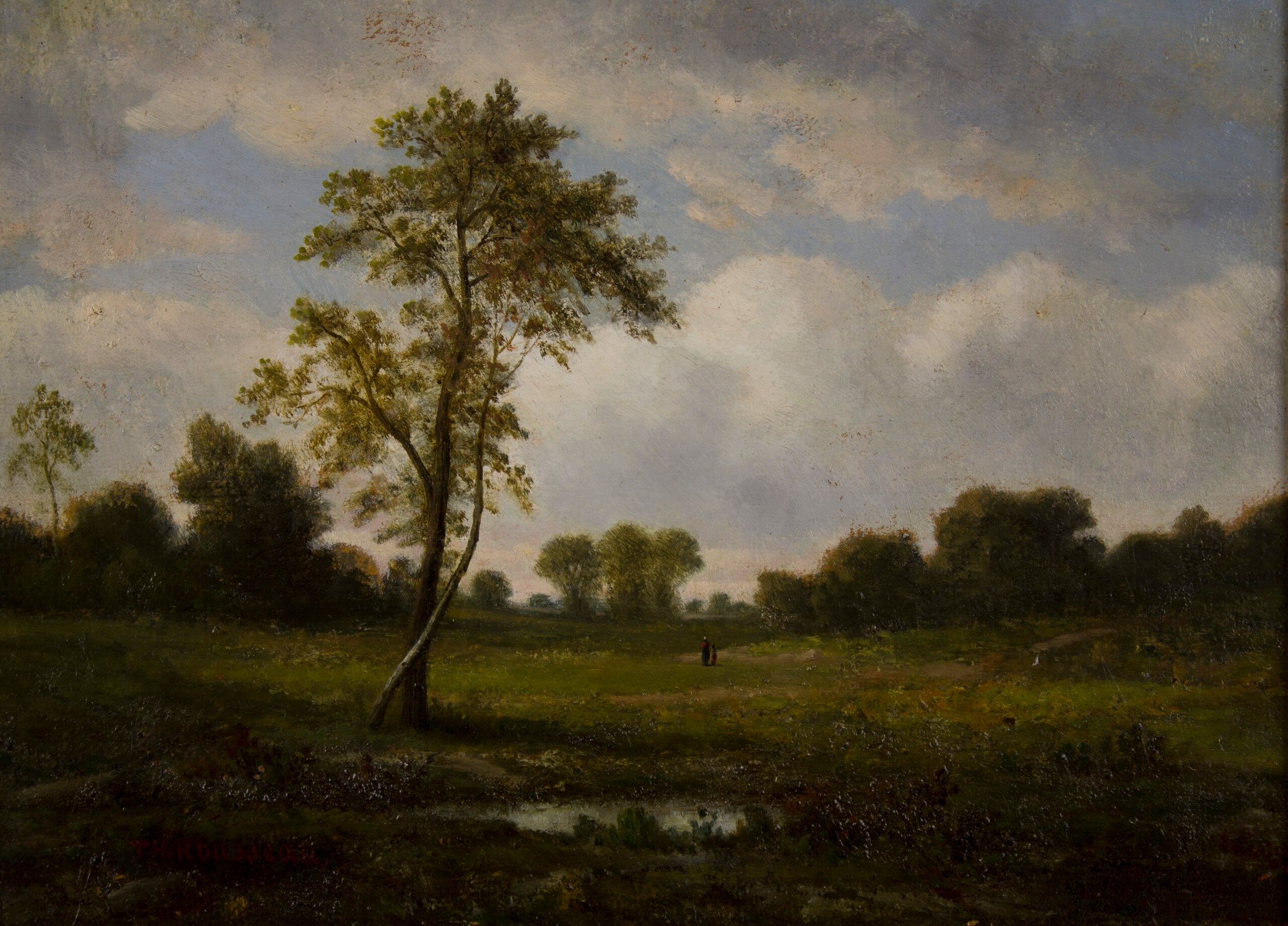 Paysage avec personnages - Théodore Rousseau