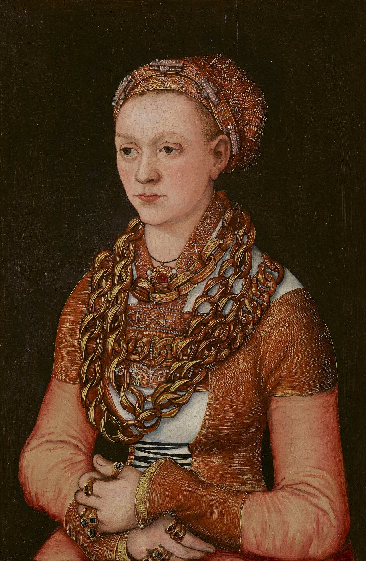Portrait d'Anna Buchner, née Lindacker - Lucas Cranach the Elder