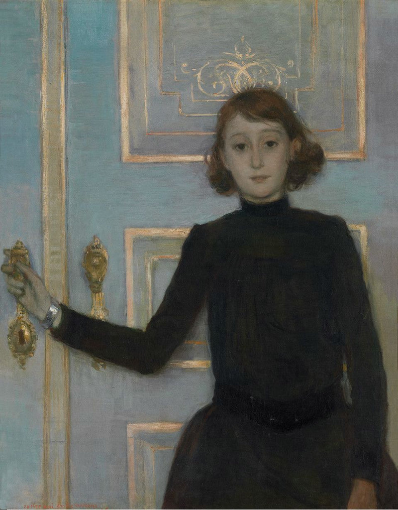 ภาพเหมือนของ Marguerite Van Mons - Théo van Rysselberghe