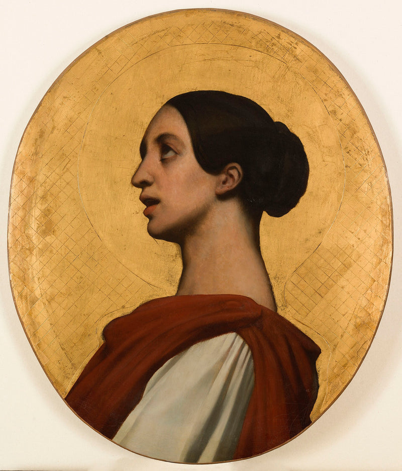 ภาพเหมือนของ Pauline Viardot ในฐานะนักบุญเซซีลี - Ary Scheffer