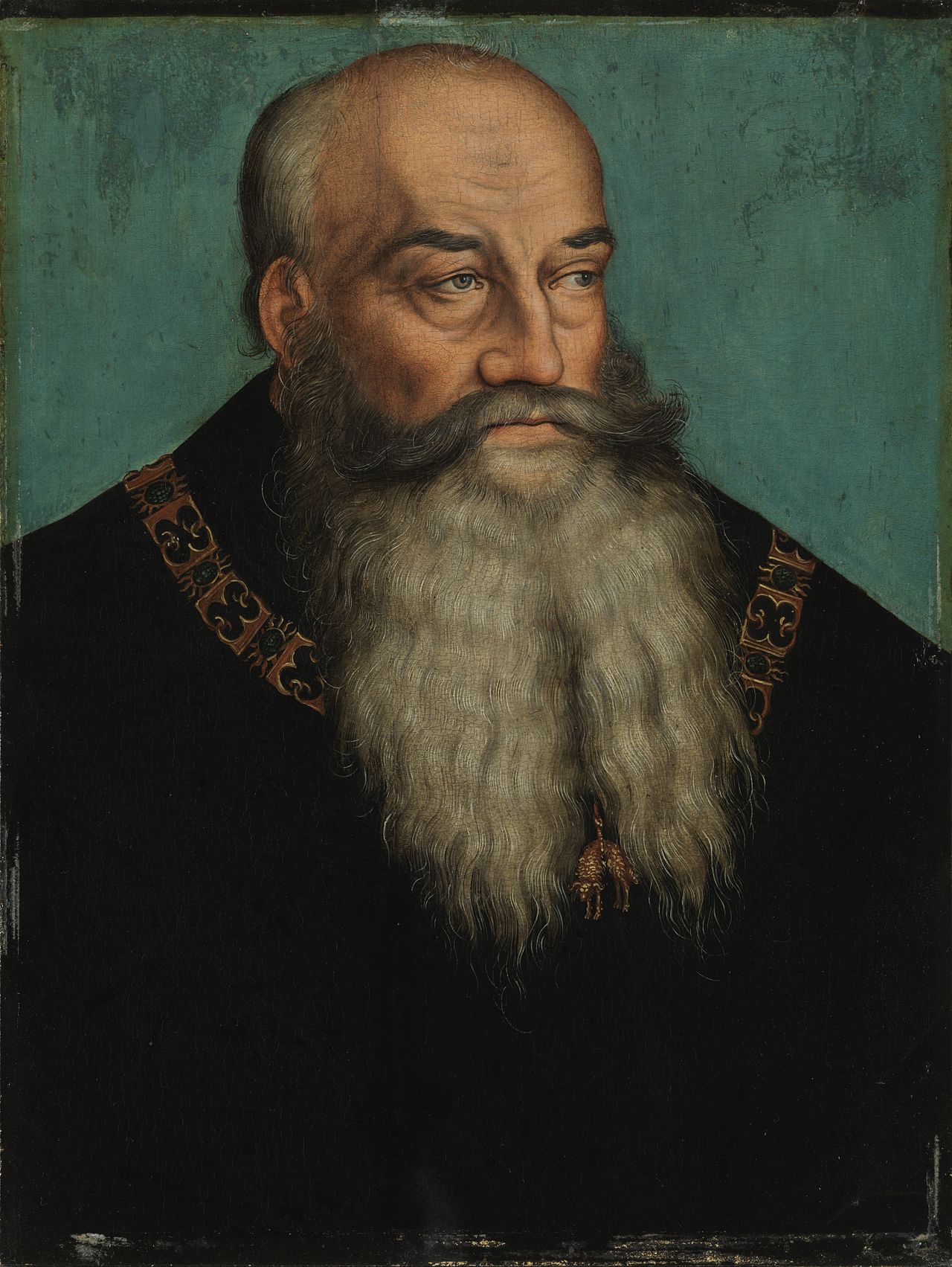 Portrait du duc Georges de Saxe, dit Georges le barbu - Lucas Cranach the Elder