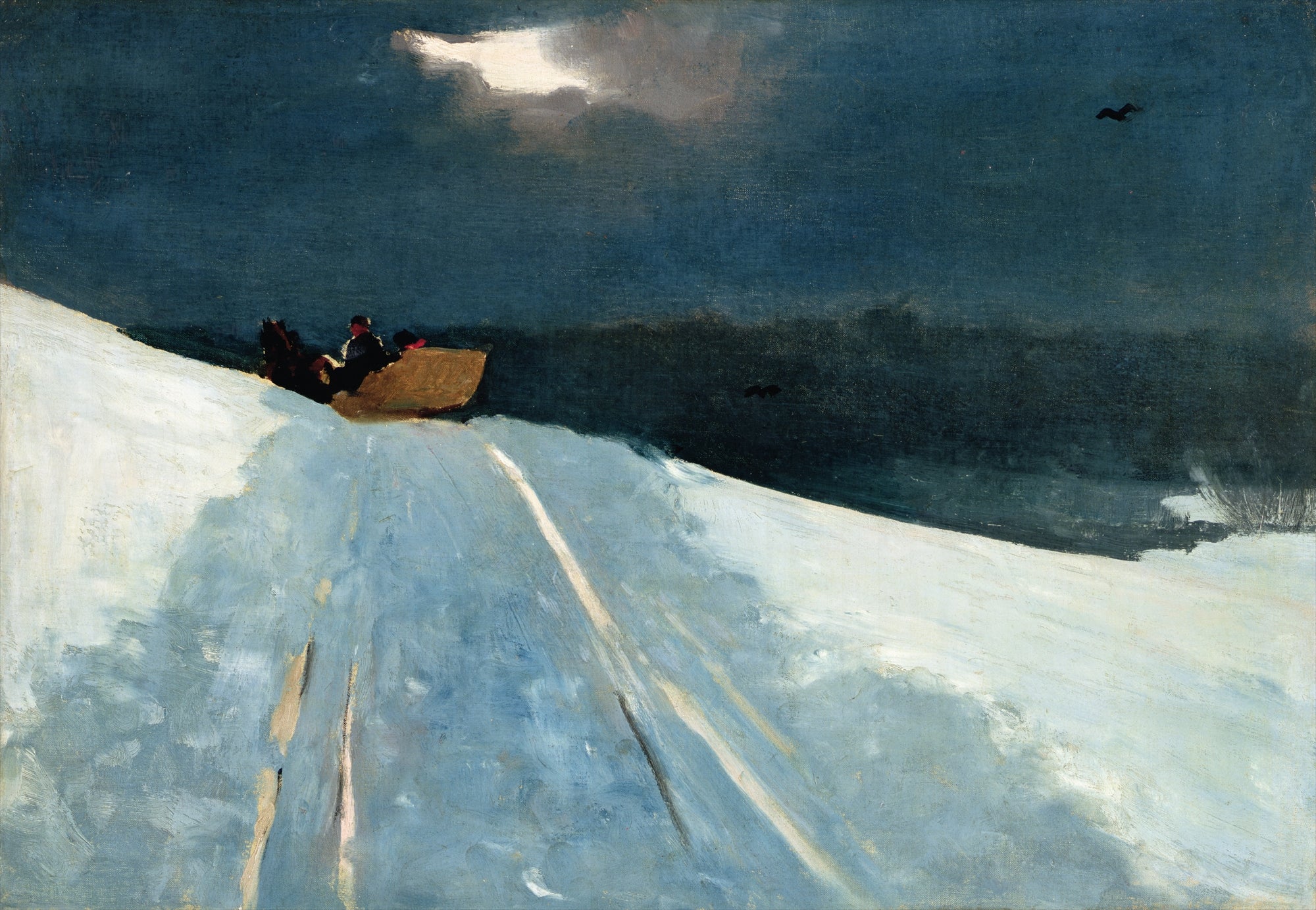 Promenade en traîneau - Winslow Homer