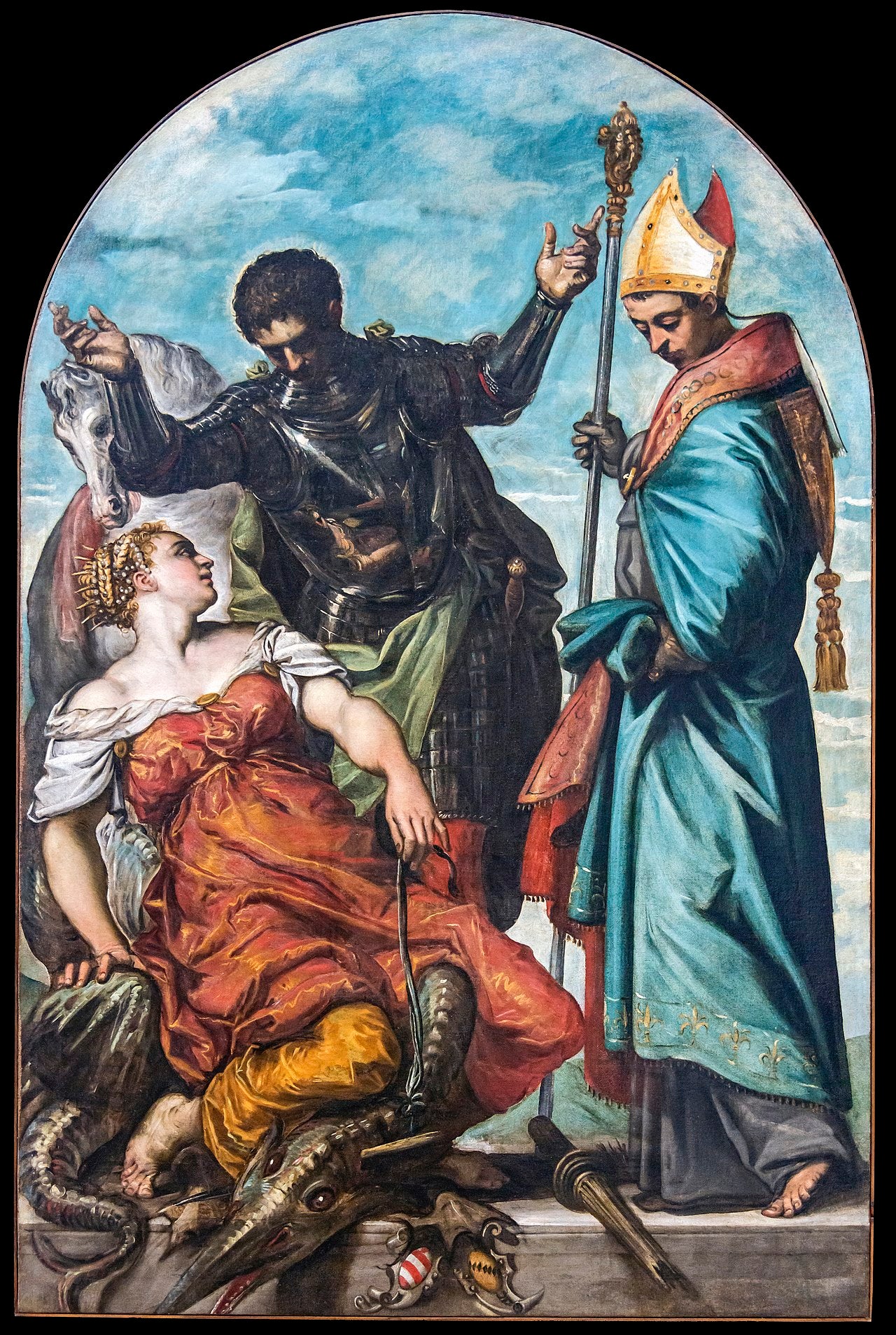 Saints Georges et Louis de Toulouse - Jacopo Tintoretto