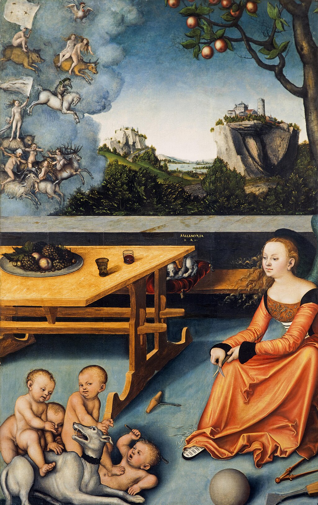 Une allégorie de la mélancolie - Lucas Cranach the Elder