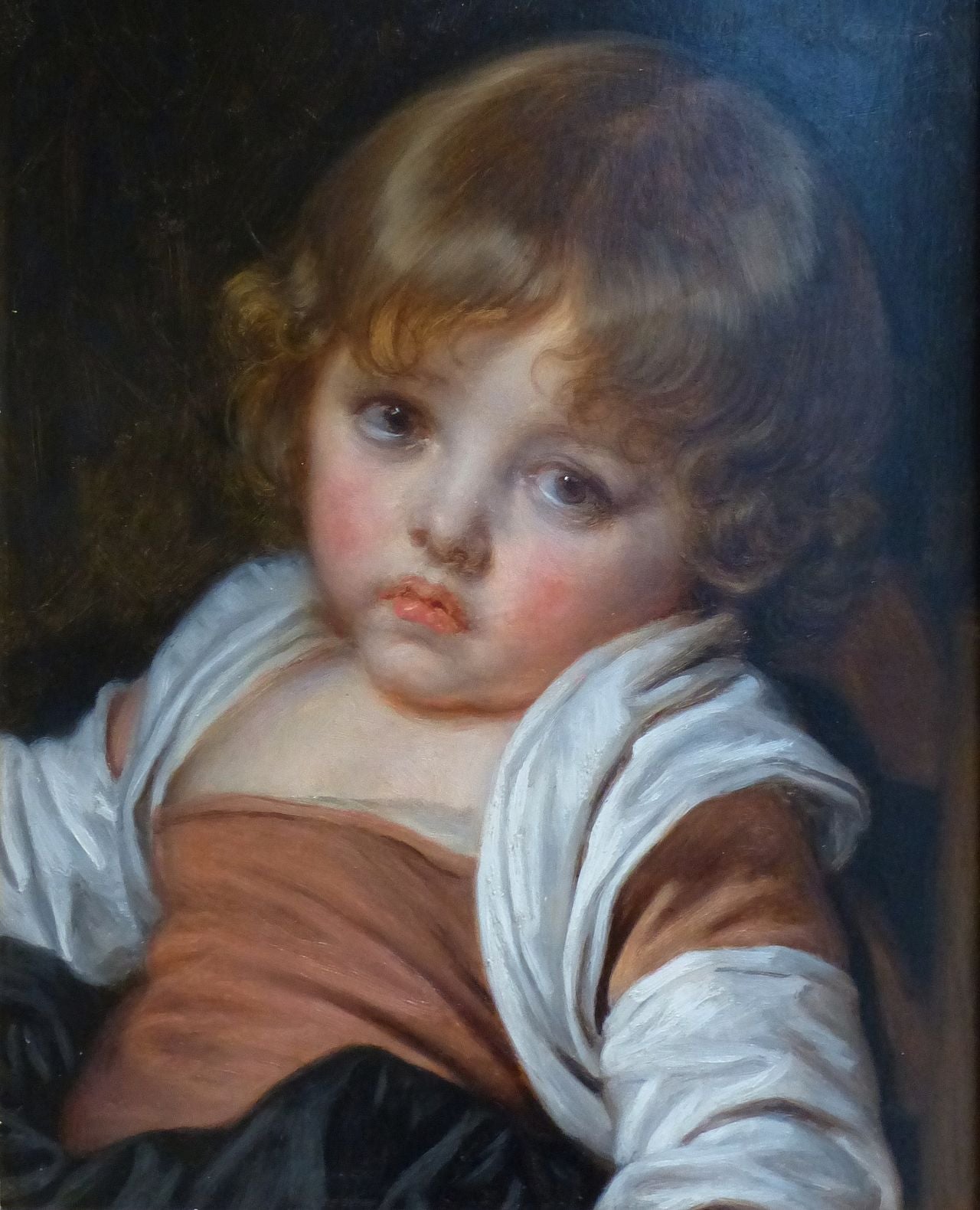 Une fillette - Jean-Baptiste Greuze - Alpha Reproduction
