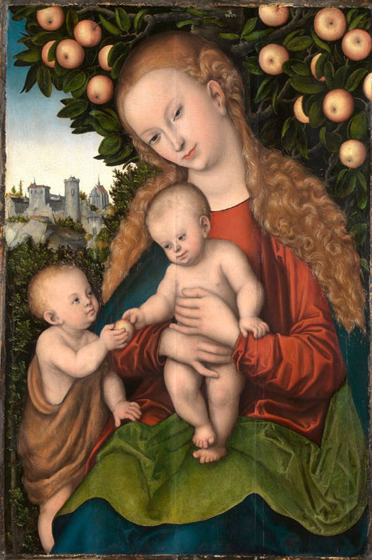 Vierge à l'Enfant avec Saint Jean - Lucas Cranach the Elder