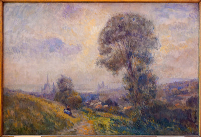 Vue de Rouen depuis le mont Gargan - Albert Lebourg