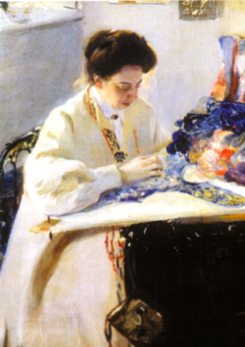 Portrait d’Olena Prakhova, Oleksandr Mourachko, 1905