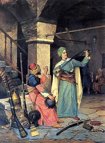 Le Marchand d’armes — Osman Hamdi Bey, 1908, huile sur toile