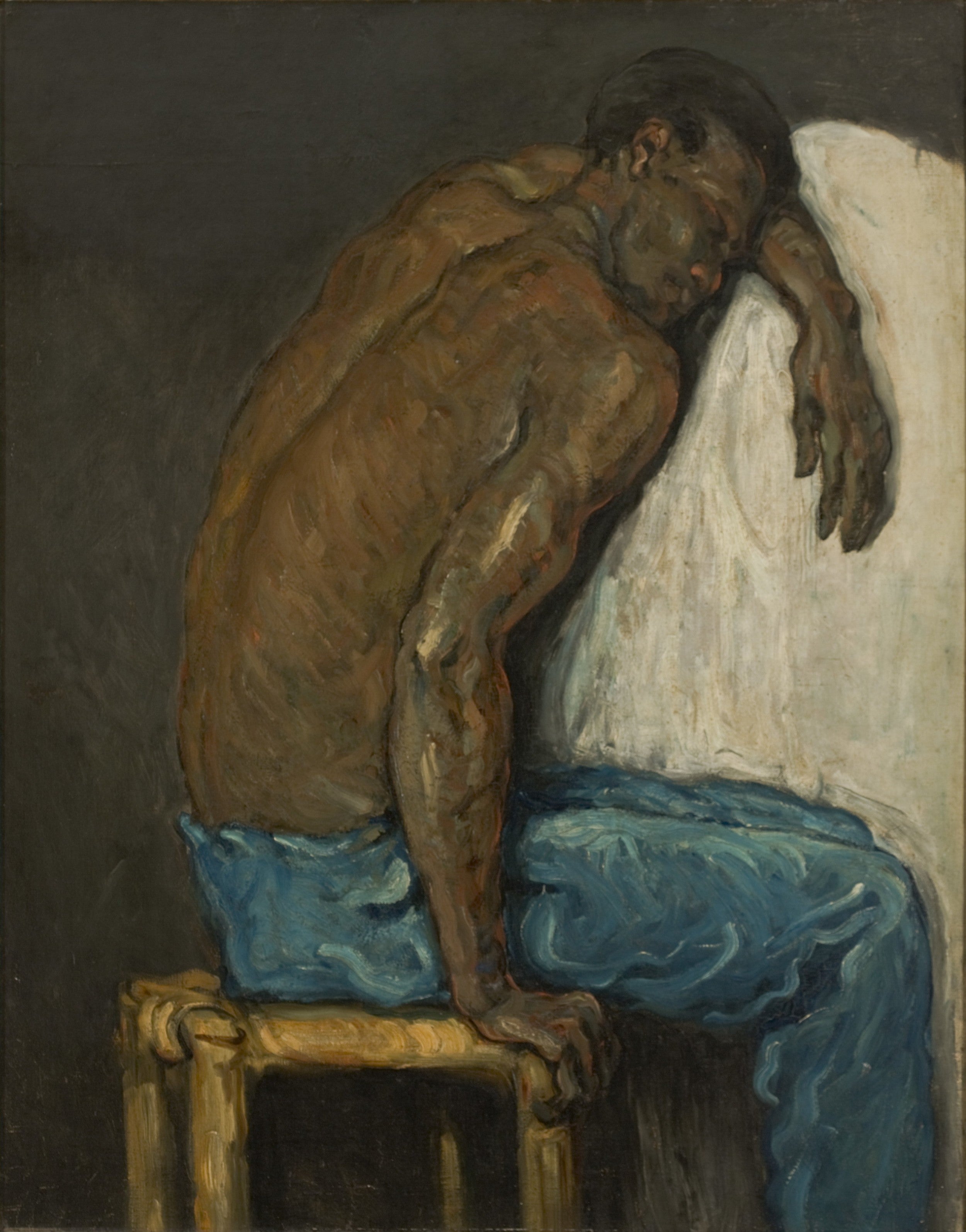 Reproduction du tableau « Le Noir Scipion - Paul Cézanne » par Alpha Reproduction en peinture à l’huile