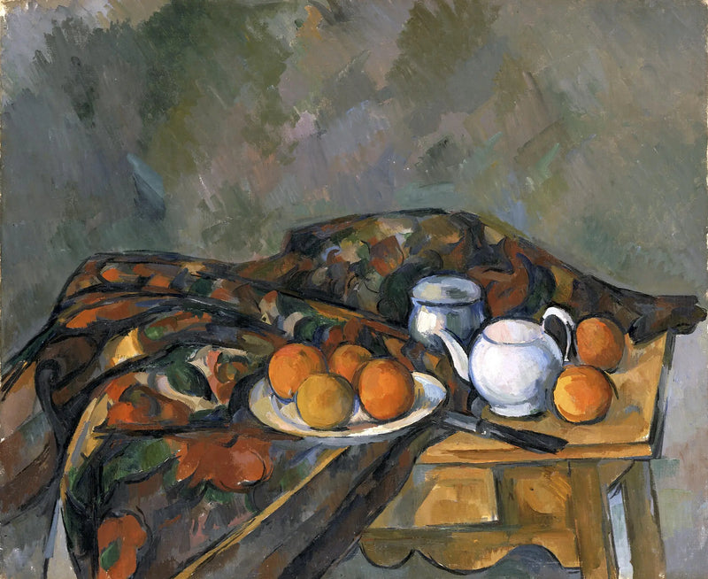 ภาพนิ่งกับกาน้ำชา - Paul Cézanne