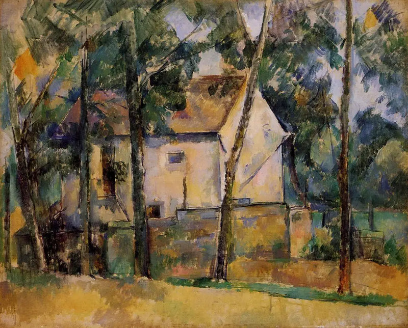 บ้านและต้นไม้ - Paul Cézanne