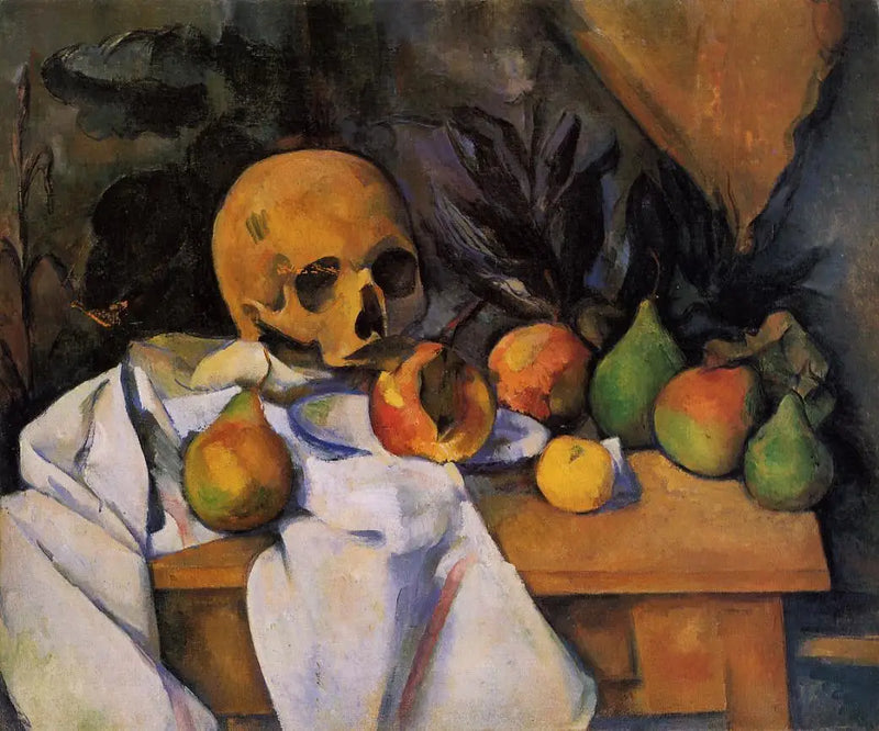 ภาพนิ่งกับกะโหลก - Paul Cézanne
