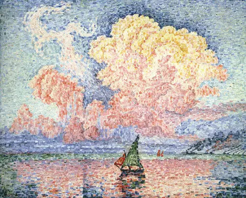 Reproduction du tableau « Le ciel rose, Antibes - Paul Signac » par Alpha Reproduction en peinture à l’huile