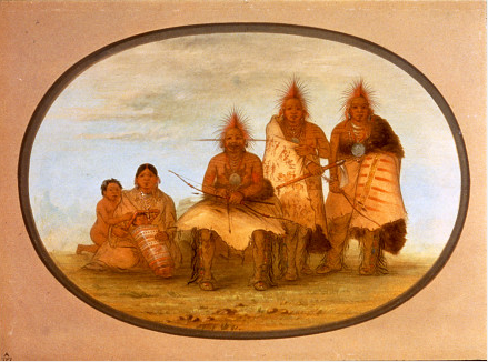Indiens Pawnee - George Catlin
