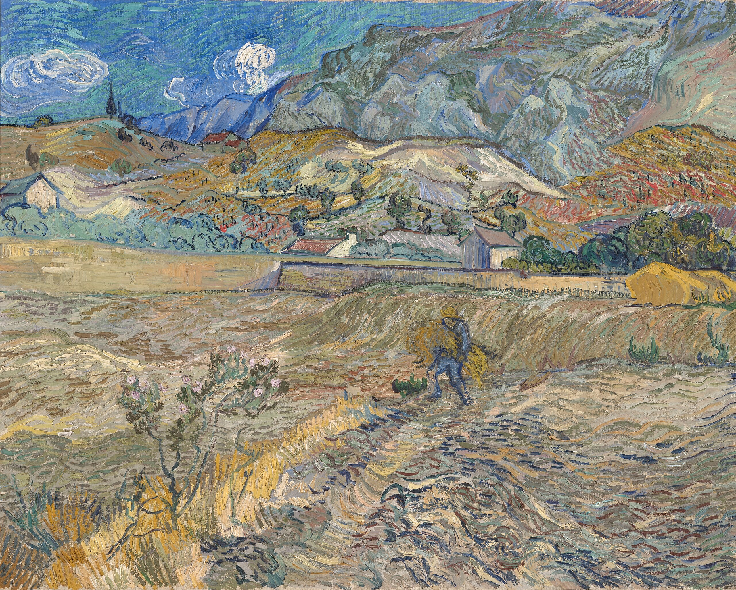ทิวทัศน์ที่แซงต์-เรมี - Vincent van Gogh