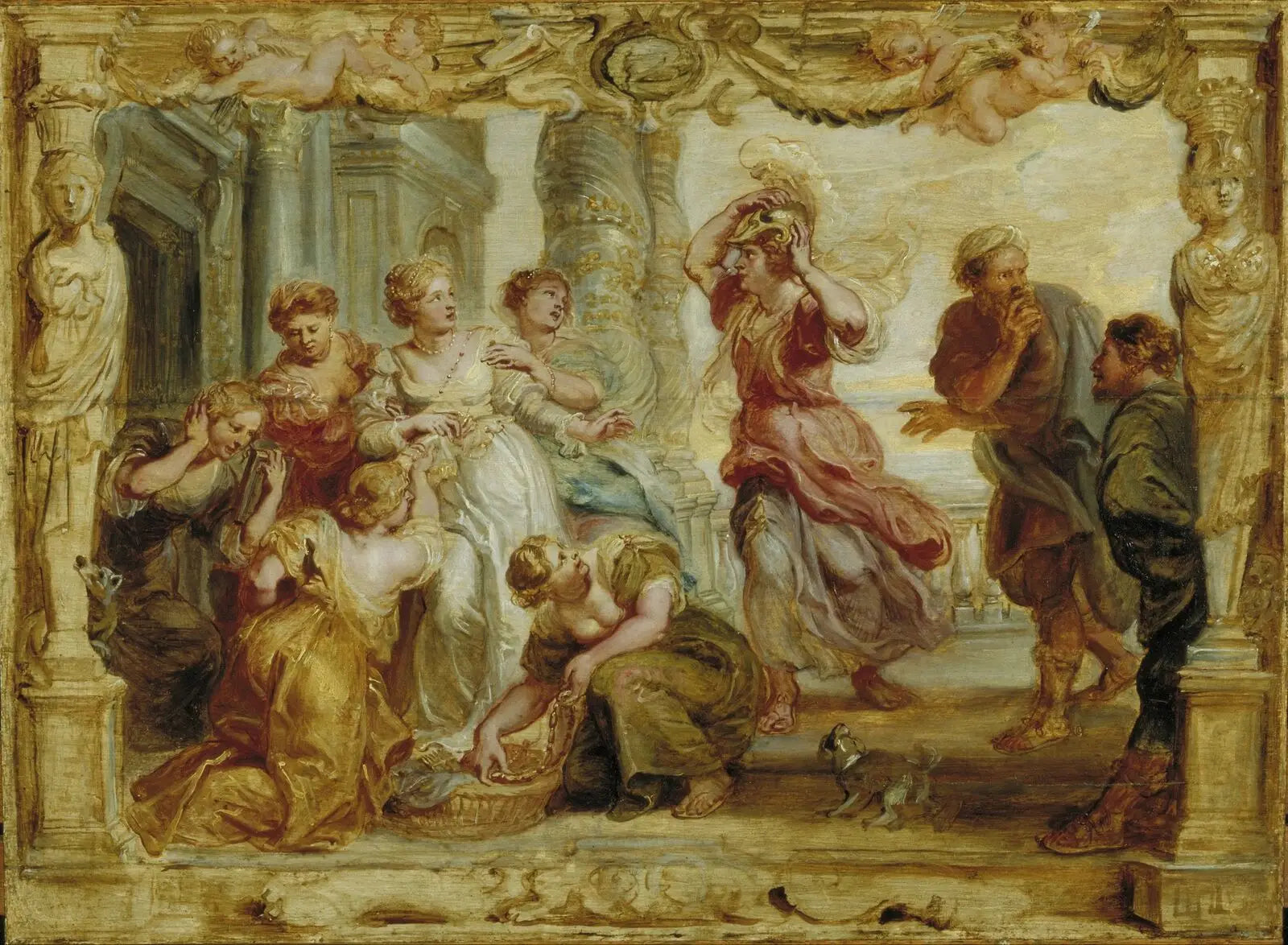 Achille reconnu parmi les filles de Lycomède - Peter Paul Rubens - Alpha Reproduction