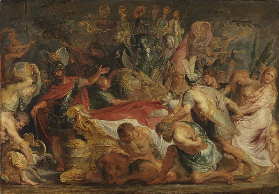 ความอ่อนน้อมถ่อมตนของ Decius Mus (Tite-Live VIII, 6-9-10), หลังปี 1616 - Peter Paul Rubens