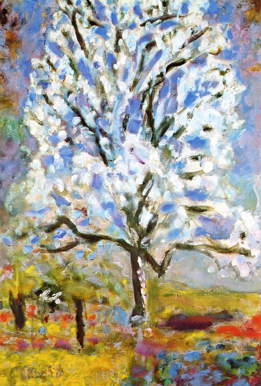 Reproduction du tableau « L'Amandier en fleurs - Pierre Bonnard » par Alpha Reproduction en peinture à l’huile