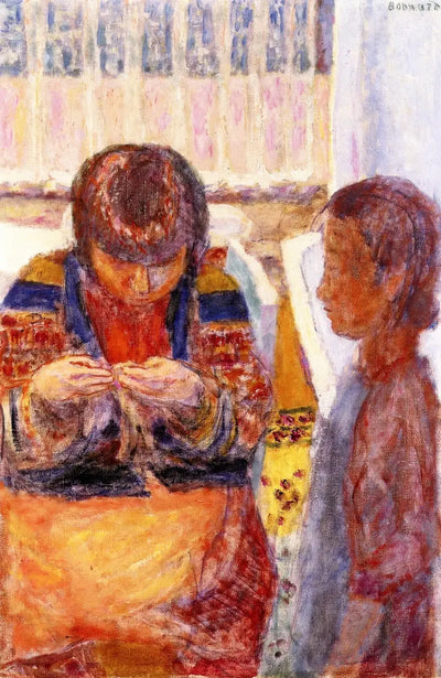 Reproduction du tableau « La Leçon - Pierre Bonnard » par Alpha Reproduction en peinture à l’huile